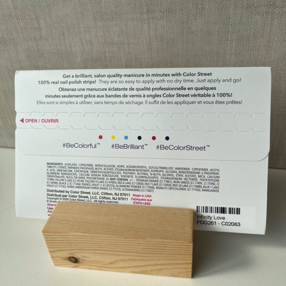 Infinity Love  💅✨ Color STREET NEW Sealed - Long Lasting Nail Polish Strips - Picture 7 of 8